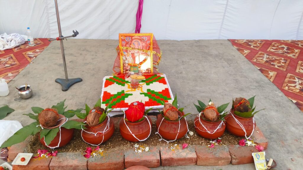 guru kashi university durga pooja 2025